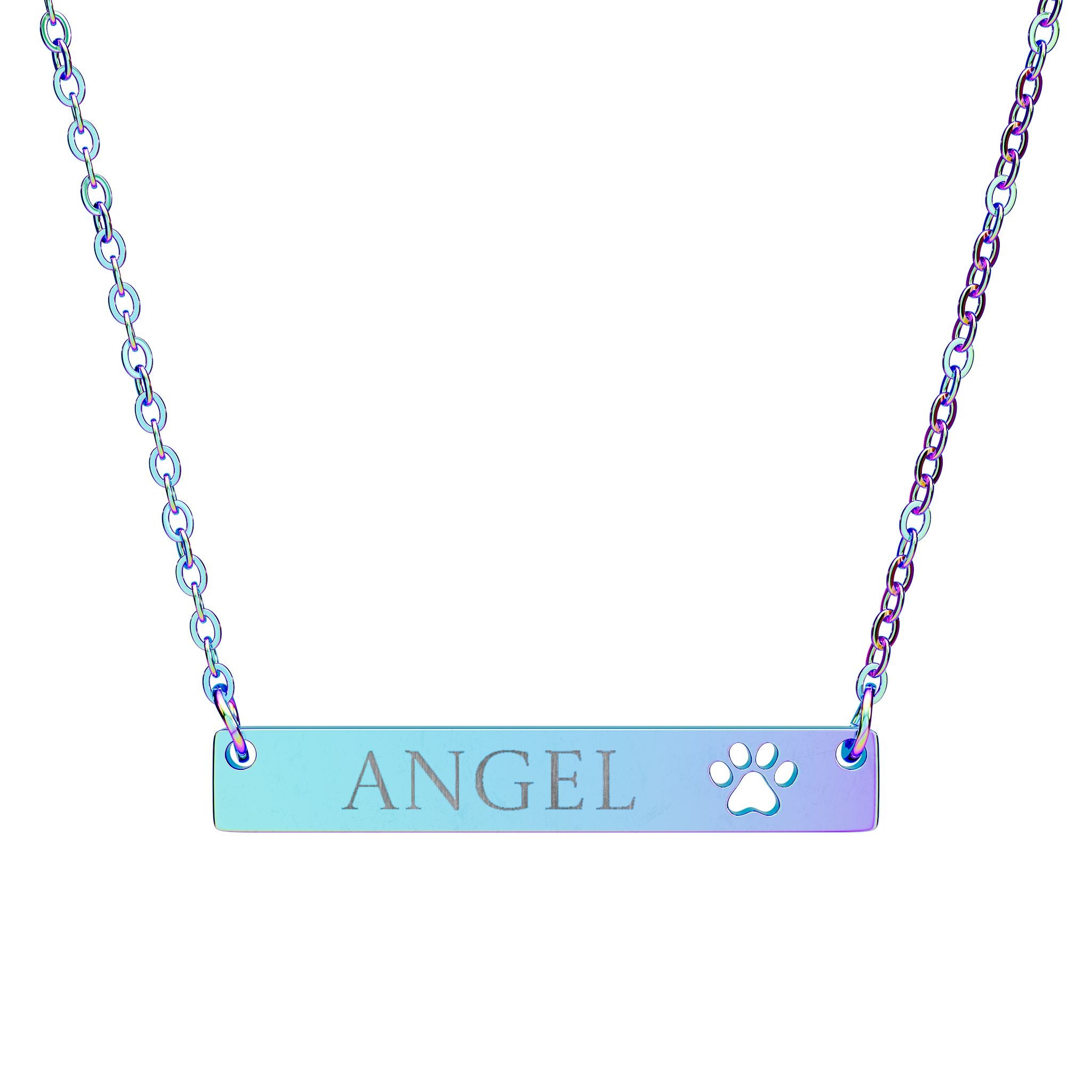 ANGEL Paw Bar Necklace
