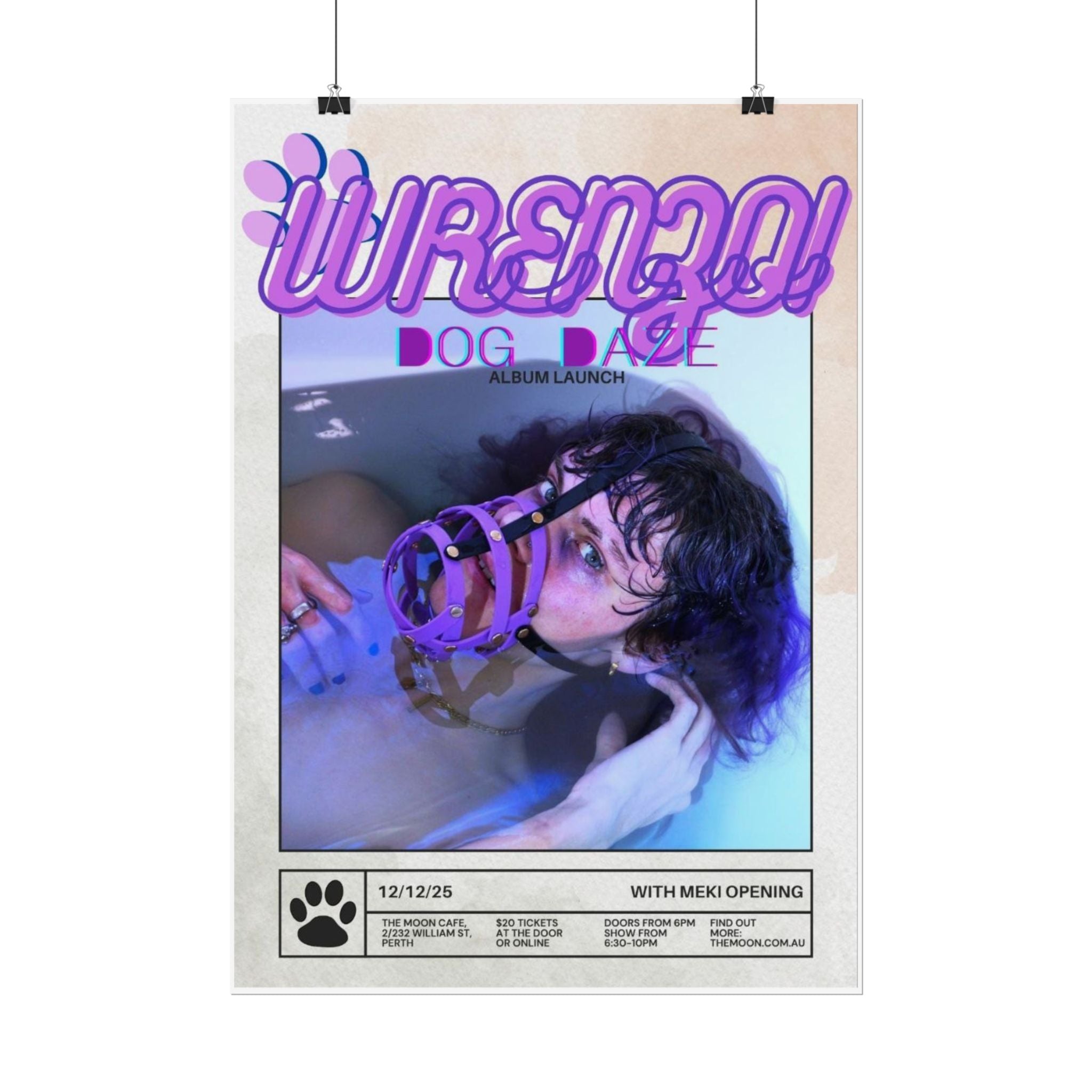 WRENZOI @ THE MOON Poster