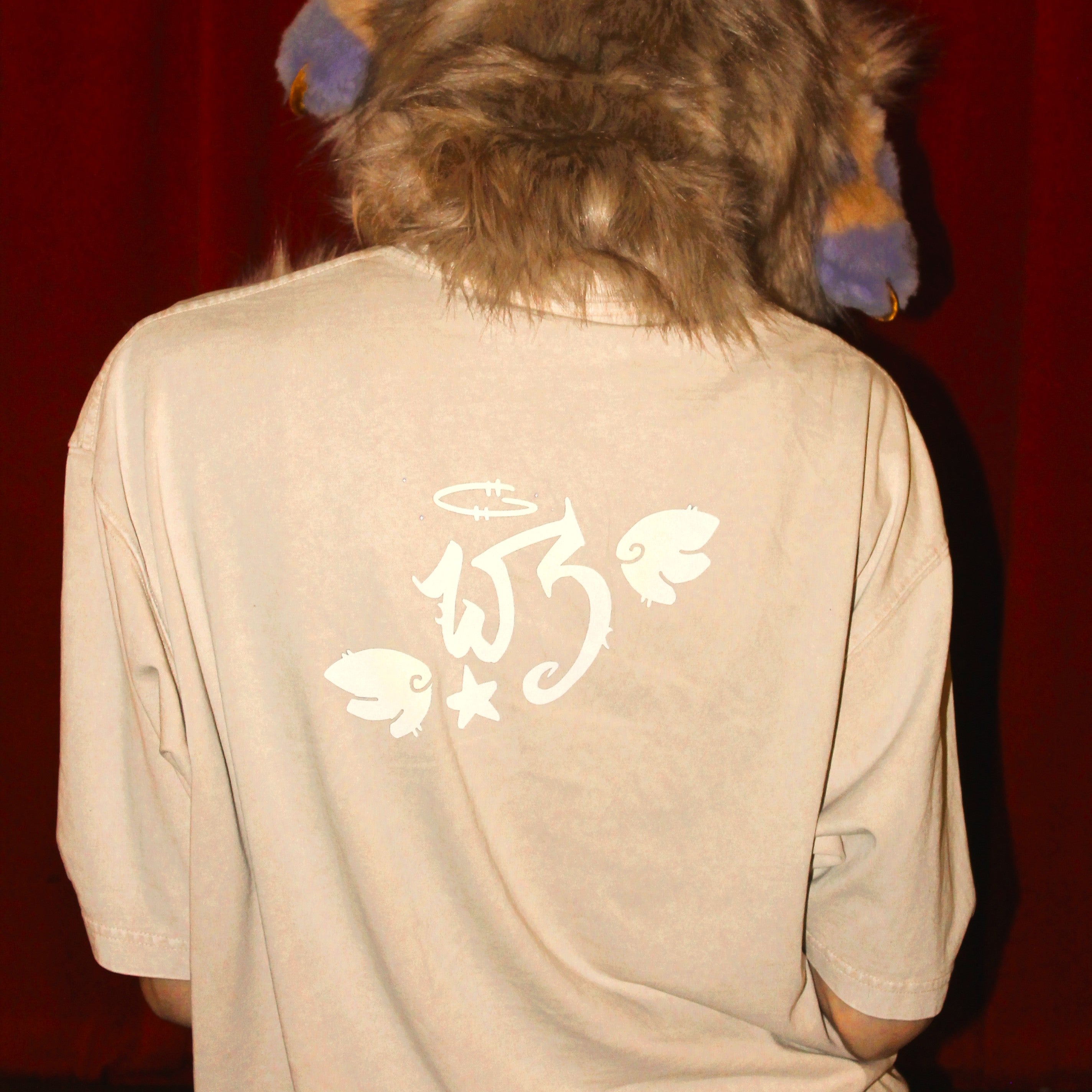 "Reflections" Boxy Oversize Crop Tee