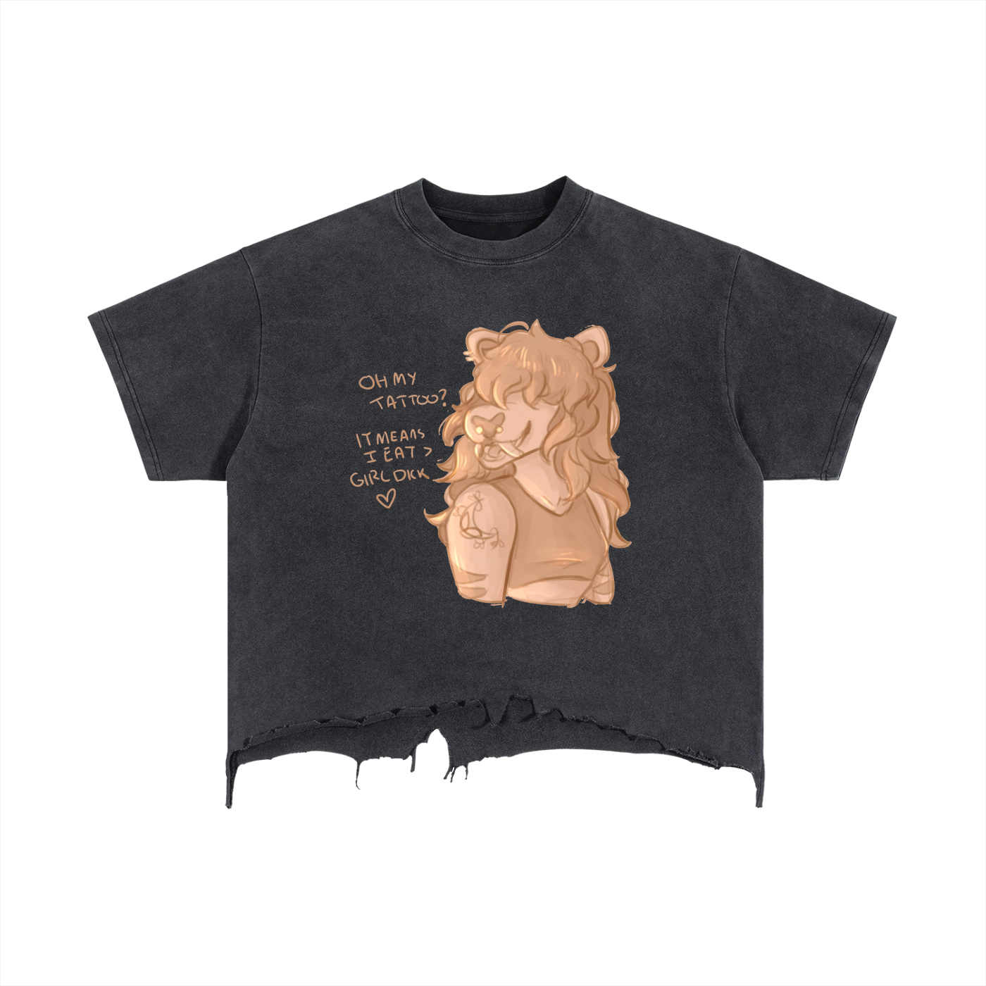 Profanity Distressed T-Shirt